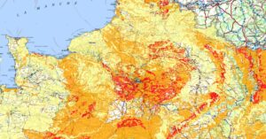 Carte argile pour étude de sol