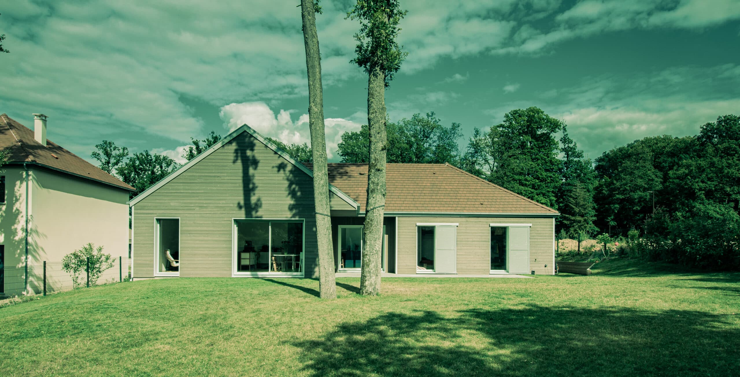 Maison bois traditionnelle